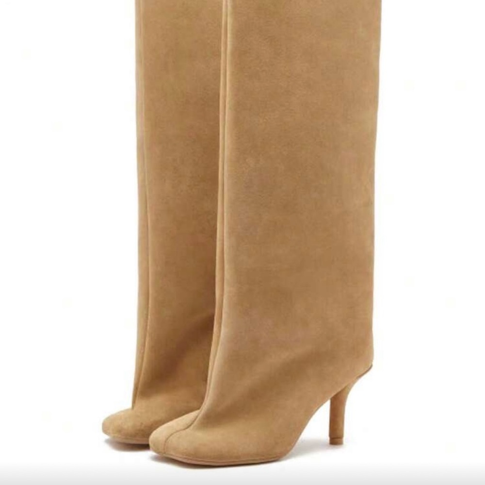 Chic Tan Over the Knee Women's Boots